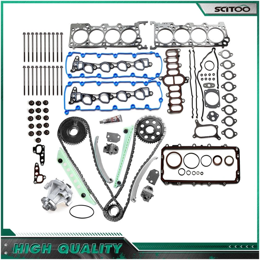 Full Gasket Set & Timing Chain Kit for Ford E-150 Econoline (1997–1999)