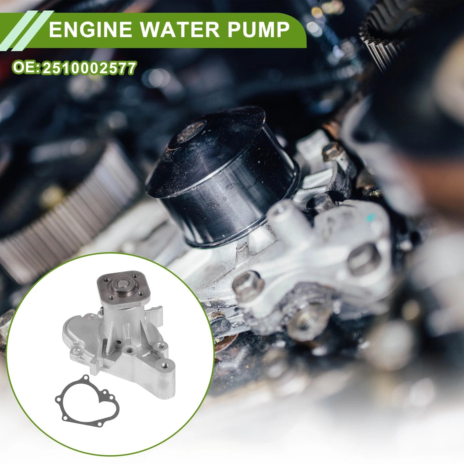 Engine Water Pump for Hyundai Getz (2002–2009) No. 2510002577 Cooling