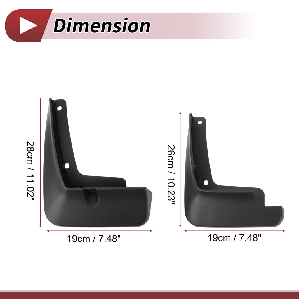 Mud Flaps Splash Guards Set for Hyundai Mistra (2021-2024)