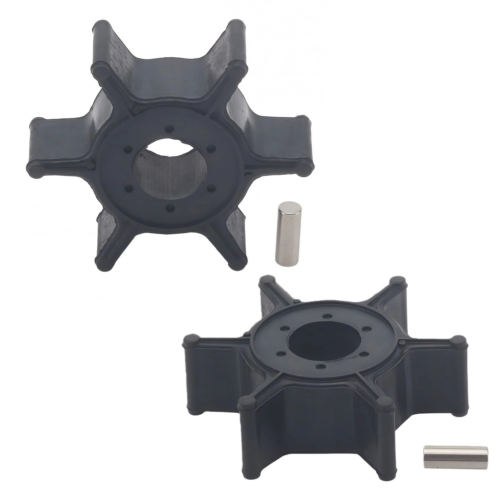 6E0-44352-00 Water Pump Impeller & Pin for Yamaha Outboard (4-6 HP)