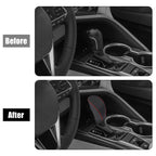 Faux Leather Gear Shift Knob Cover for Nissan Rogue Sport (2017–2021)