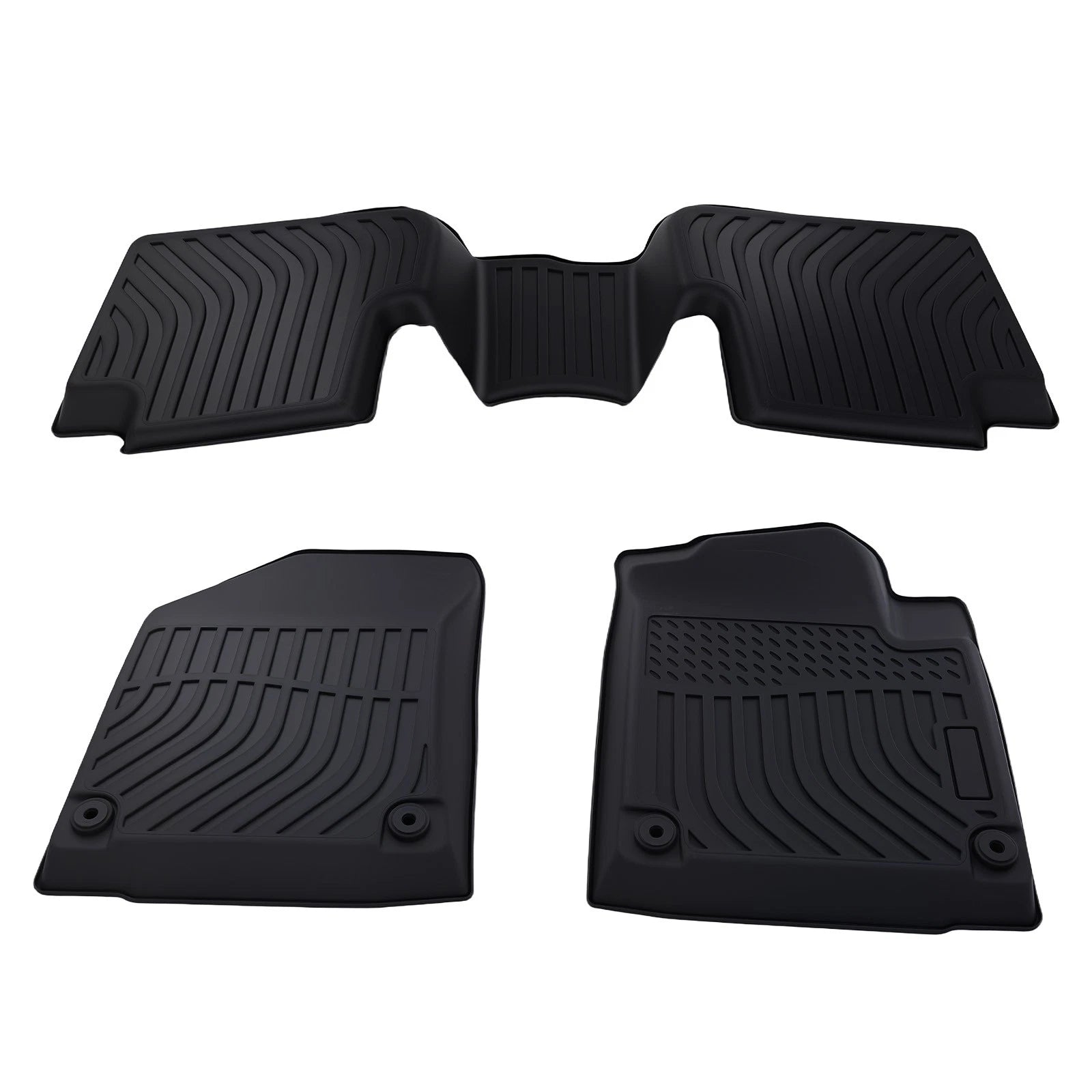 Set of 4 Waterproof TPE Carpet Floor Mats for Jeep Cherokee (2015–2023)