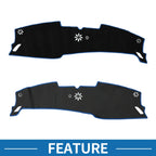 Dashboard Cover Mat for Hyundai Sonata (2024) - Sun Protector Pad Black Blue