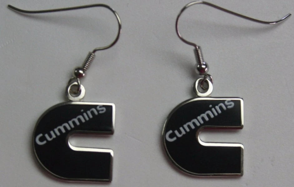Cummins Emblem Earrings for Women - Diesel Gear Jewelry