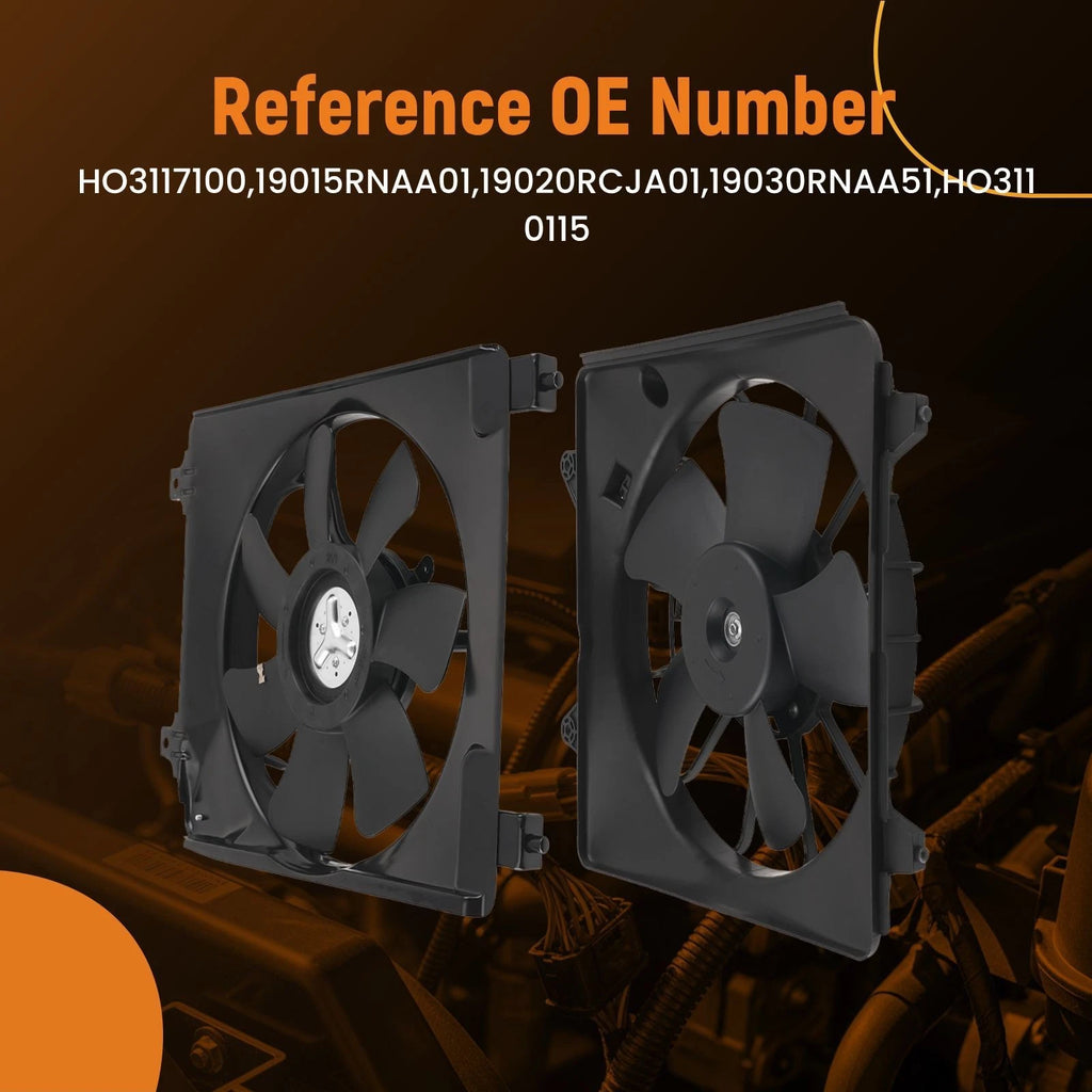 2X Cooling Fan for Honda Civic (2006-2011)