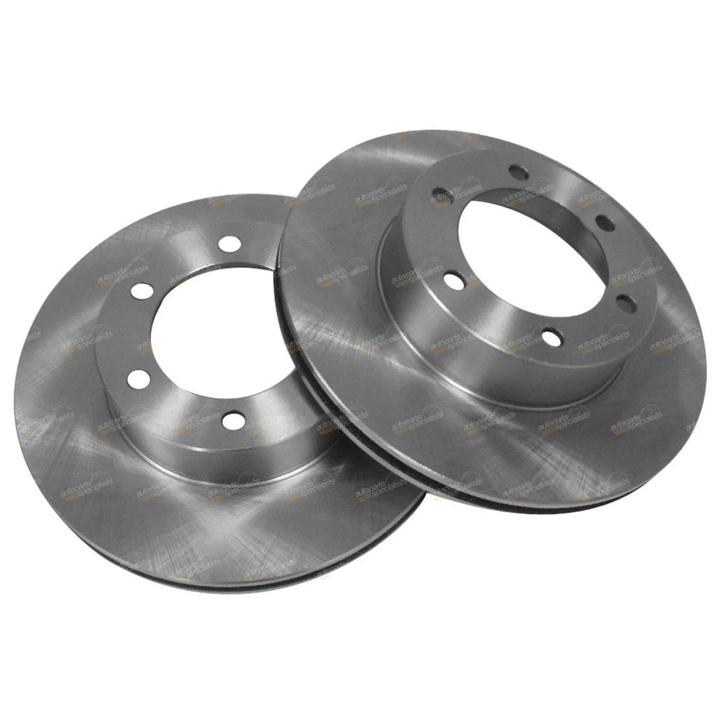 Front Disc Brake Rotors + Pad Set for Toyota Prado (2002–2009)