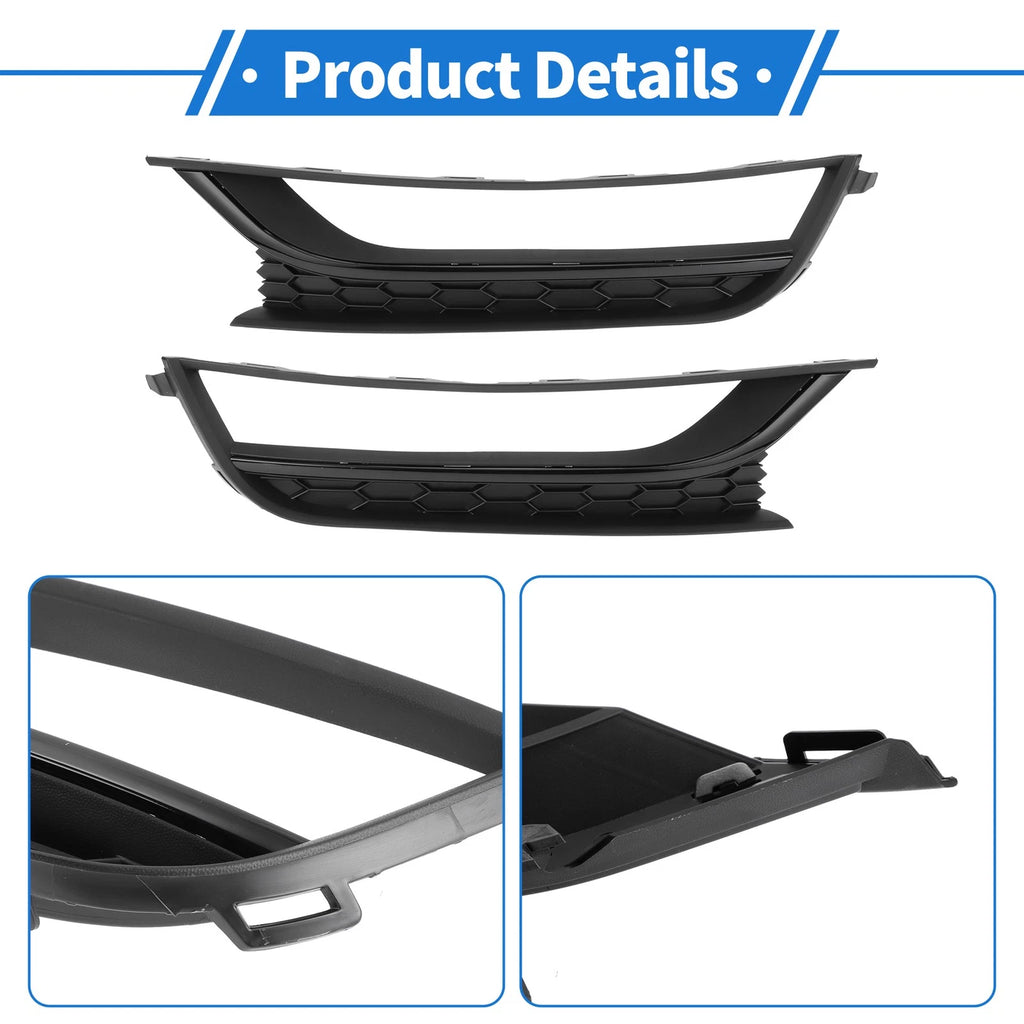1 Pair Front Fog Light Grill for Volkswagen Passat (No. 561853665A/561853666A)