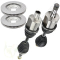 2X Front CV Axle + 2 Brake Rotors for Chevrolet Impala Monte Carlo (2000–2005)