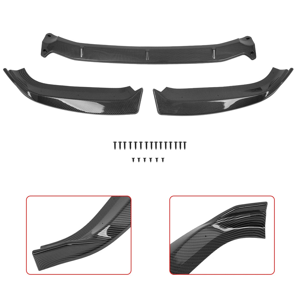 Carbon Fiber Front Bumper Lip for Audi A4, S4 (2017–2019)