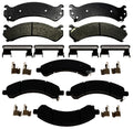 Set of 4 Semi-Metallic Brake Pads for GMC Savana 3500 (2003–2023)