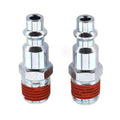 2X 14 Inch NPT Male Air Line Fitting Hose Connector Quick Release