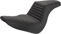 SADDLEMEN Step-Up Seat for Harley Davidson (2000–2023) - Black Tuck-n-Roll