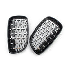 Diamond Front Kidney Grill for BMW 1 Series E81 E82 E87 E88 (2004-2013)