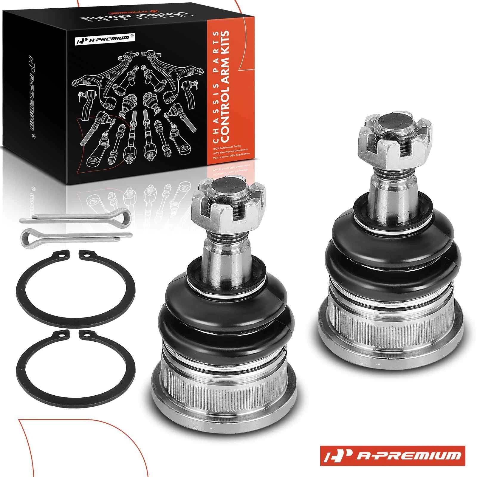2X Front Upper Side Ball Joint for Nissan Titan (2004–2015) Armada (2017)