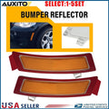 2X Front Bumper Reflector Lights for BMW X5 E70 LCI (2011–2013) Amber Lens