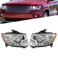 Set of 2 Halogen Headlights for Jeep Compass, Grand Cherokee (2011–2017)