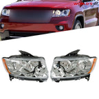 Set of 2 Halogen Headlights for Jeep Compass, Grand Cherokee (2011–2017)