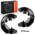 2X Black Brake Dust Shield for Ford Transit Connect 