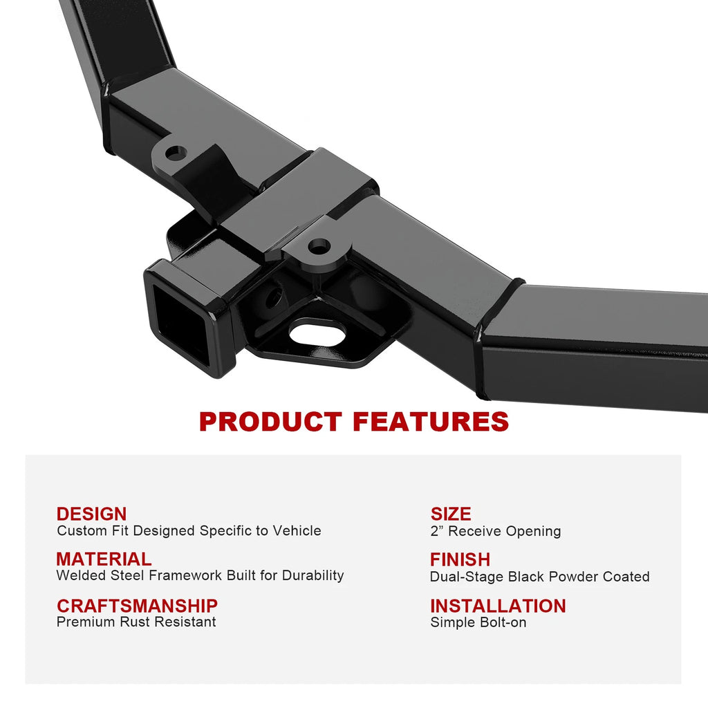2 Inch Trailer Hitch Receiver for Chevrolet Suburban/Avalanche (1999-2006)