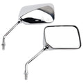 Chrome Rearview Mirrors for Honda CB750 Sevenfifty (1992–2003) VT750C Shadow (1997–2016)