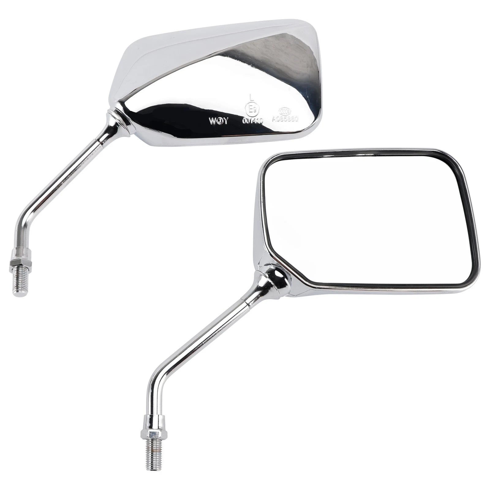 Chrome Rearview Mirrors for Honda CB750 Sevenfifty (1992–2003) VT750C Shadow (1997–2016)