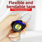 Measuring Gadget Keychain Tape for Auto Use (1M 3FT)