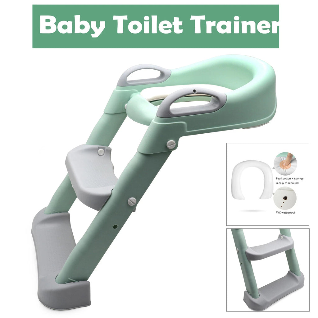Toddler Potty Training Seat Ladder for Kids Toilet Chair