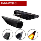 2X Smoke Amber LED Side Marker Lights for Honda Element (2009–2010)