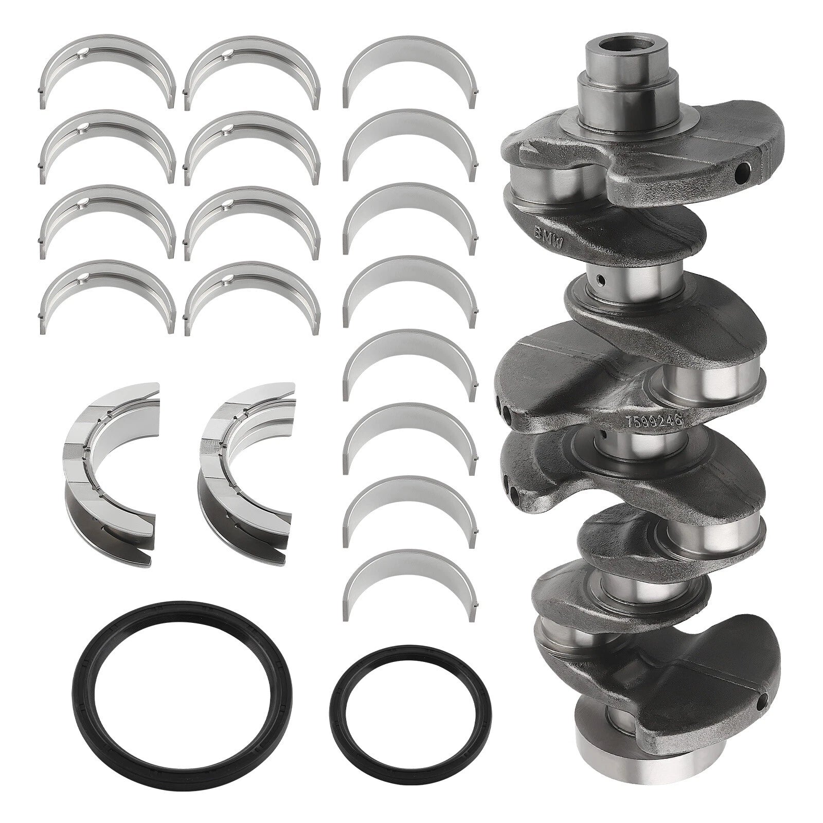Crankshaft with Main & Rods Bearing Set for BMW 320i 428i X3 Z4 (2012–2019)