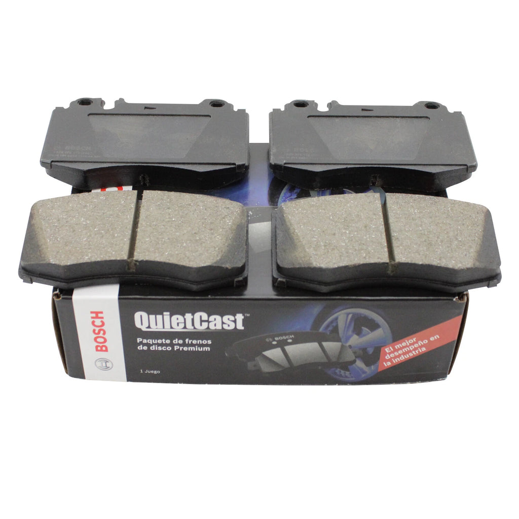 Set of 4 Bosch QuietCast Front Ceramic Brake Pads for MB W203 C209 A209 W211 W220