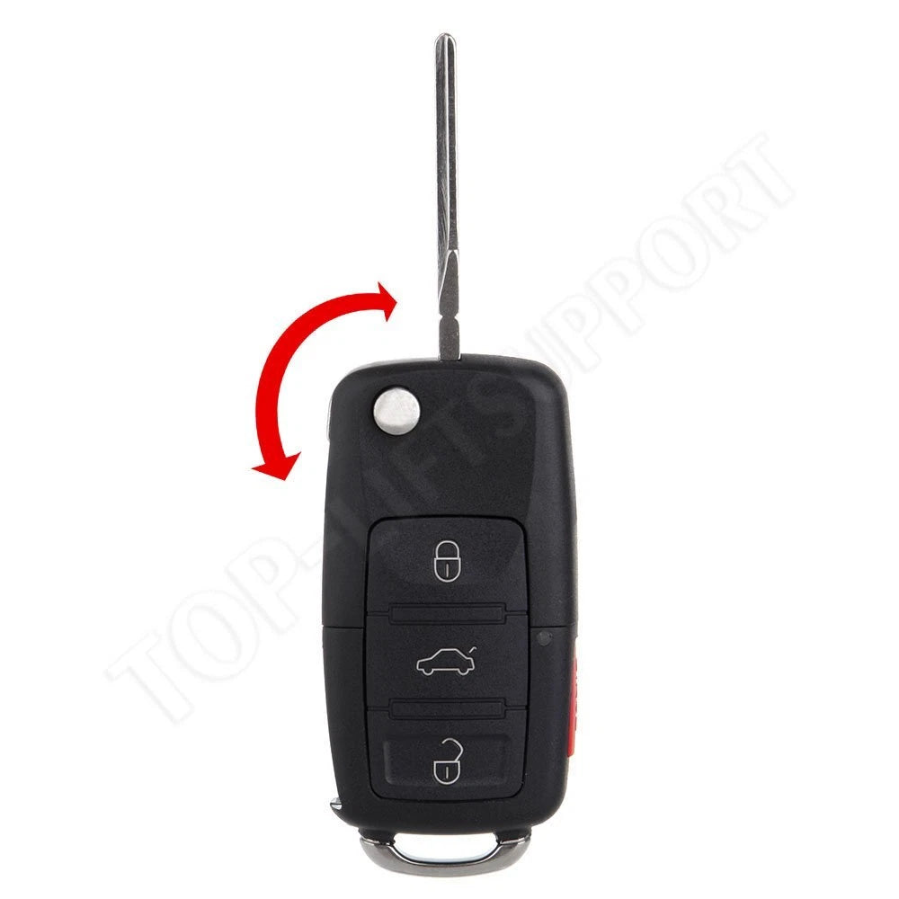 2X Smart Remote Key Fob for Volkswagen Beetle Passat (1998–2001)