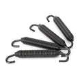 Black Universal Long Outlaw Racing Stainless Header Exhaust Springs 83mm