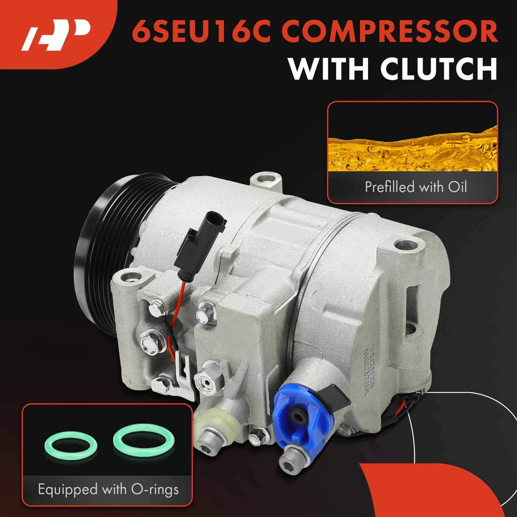 A/C Compressor with Clutch for Mercedes-Benz E320 (2007-2009)
