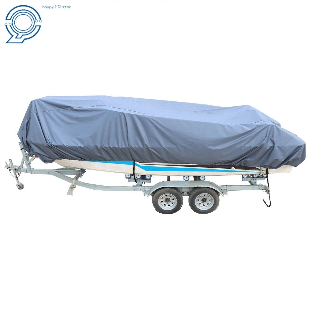 Waterproof V-Hull Boat Cover for Fishing Ski Bass Runabouts