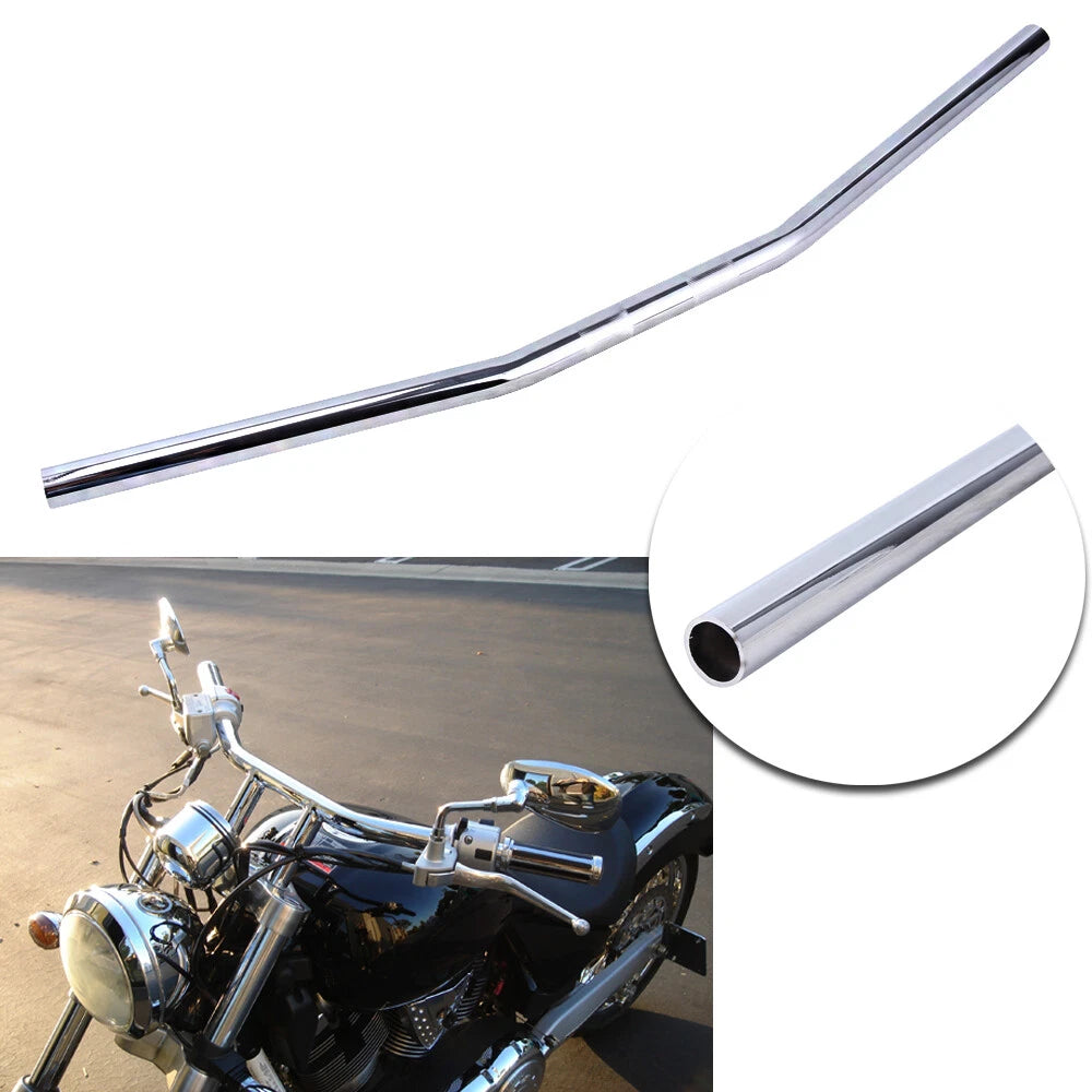 1" Drag Bar Handlebars for Harley Sportster 883, Dyna XL