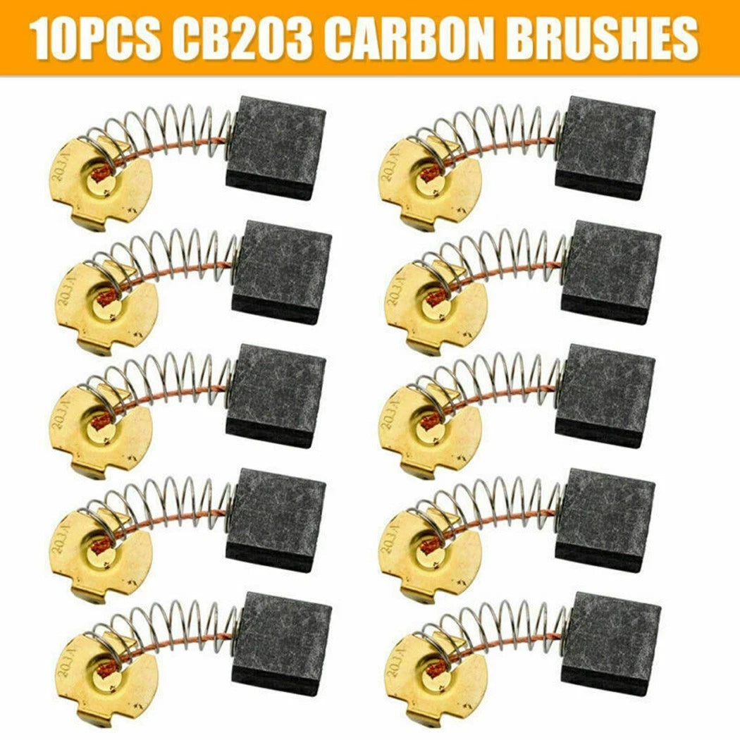 Set of 10 Carbon Brushes CB325 / 459 / 303 / 419 / 203 for Angle Grinder