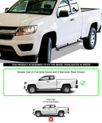 5-Inch Running Boards for Chevy Colorado GMC Canyon (2015-2022)
