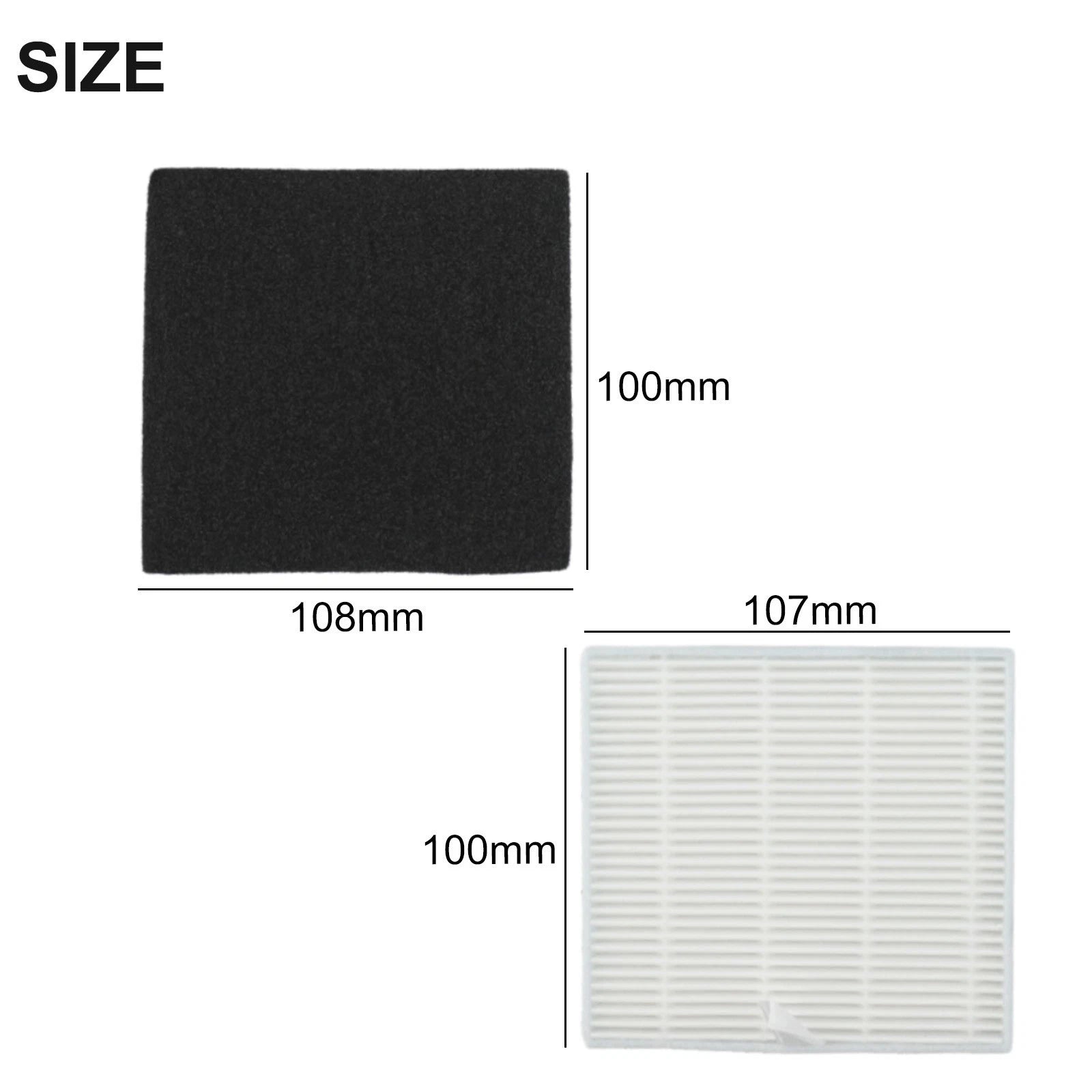 Replacement Filters for Ilife V8 V8s Zaco V80 V85 Vacuum Cleaner (2016–2021)