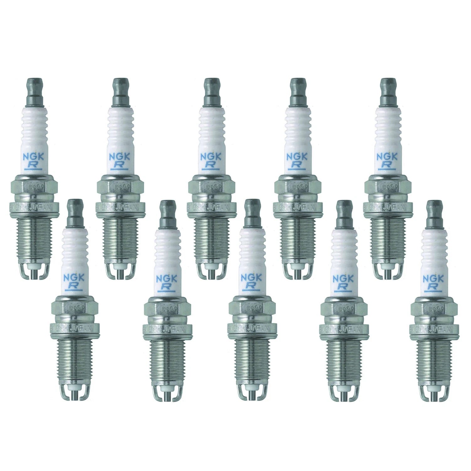 Set of 10 NGK Spark Plugs Standard Nickel (Gap 0.044) for Lexus Toyota