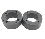 Set of 2 Black Heavy Duty Urethane 2.5" Wheel Spacers for Arctic Honda (4/110)