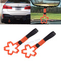 Orange Plastic Sakura Flower Car Handle Strap Charm for Toyota Camry (2019–2024)