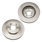 Front Disc Brake Rotors Pair for Toyota Prius (2010–2011) & Lexus CT200h (2011–2017)