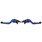 Blue Extendable Brake Clutch Levers for Kawasaki Ninja 650R ER6F ER6N (2006-2018)