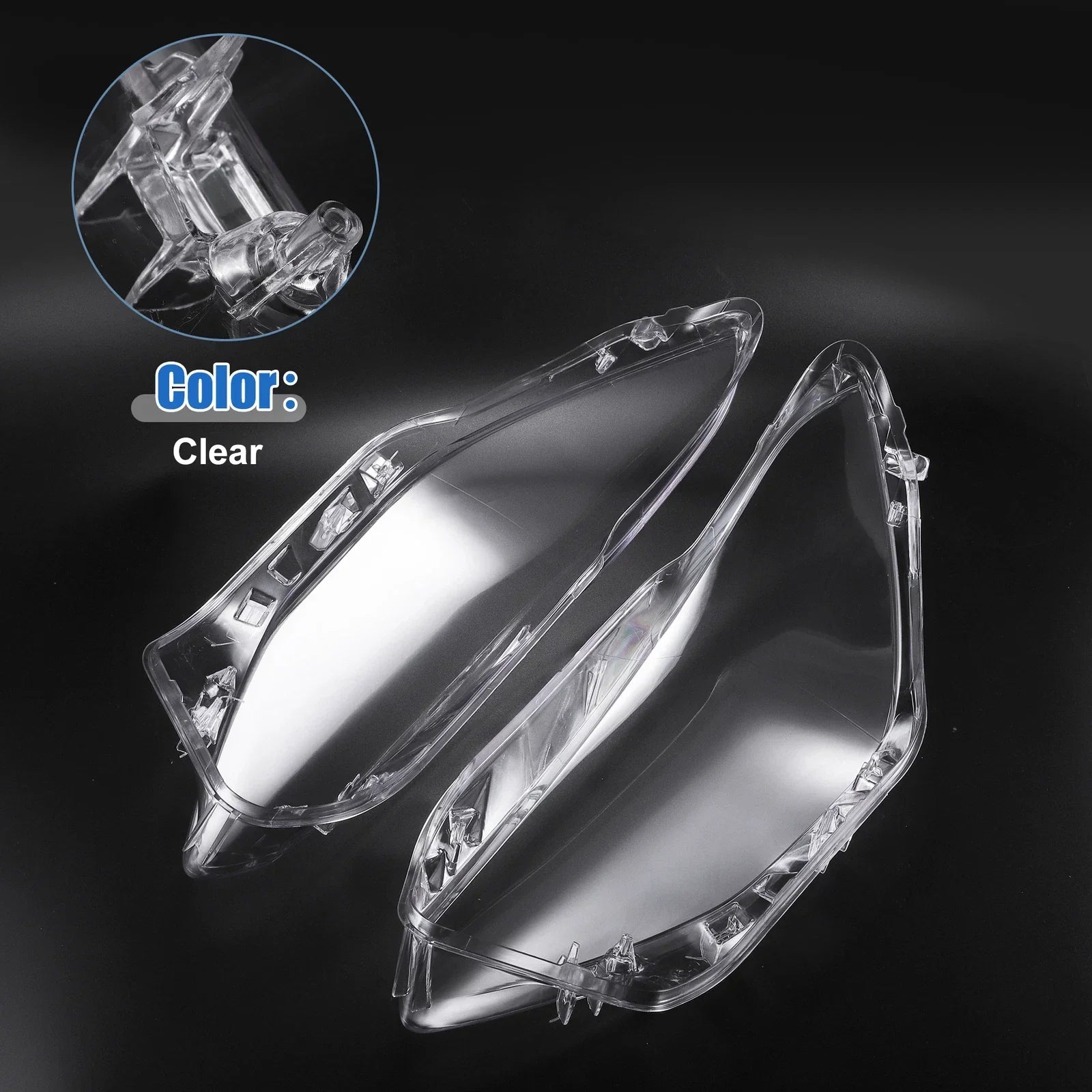 1 Pair Headlight Clear Lens Shell Cover for BMW F20 (2012-2014)