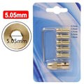 7x Brass Collet Drill Chucks Adapter for Motor Shaft (2.35/3.17/4.05/5.05mm)