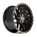 20" Black Wheel w/Brushed Face for 02-13 Chevy Avalanche 1500 - RVO5321