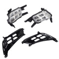 Set of 2 Fog Lights for Kia Optima (2014–2015) LH + RH with LED DRL Bezel