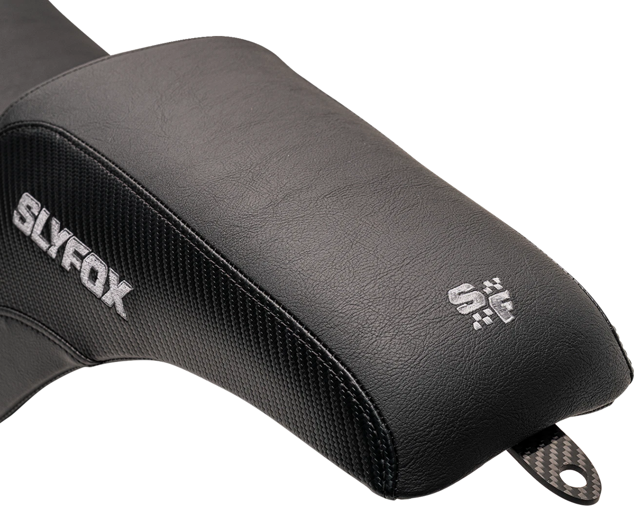 Lowrider Drifter Seat for SLYFOX (Gray Logo, Smooth Vinyl, Carbon Fiber)
