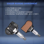 Set of 4 Tire Pressure Sensors for Benz ML350 CLK350 C300 CLS550 E350 G500