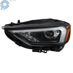 LED Headlight Assembly for Ford Edge (2019-2023) Black Housing Set Left